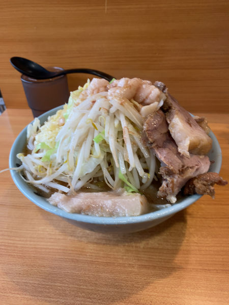 「小ラーメン＋シークァーサー＋しょうが　ニンニクアブラ」@ラーメン二郎 八王子野猿街道店2の写真