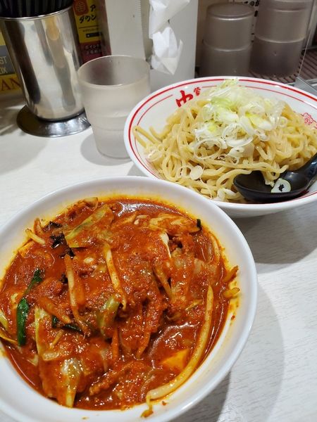 「冷やし味噌野菜大盛辛さ3倍」@蒙古タンメン 中本 東池袋店の写真