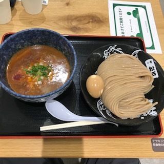 「甘エビ濃厚つけ麺（味玉付き）　1,120円」@松戸富田麺桜の写真