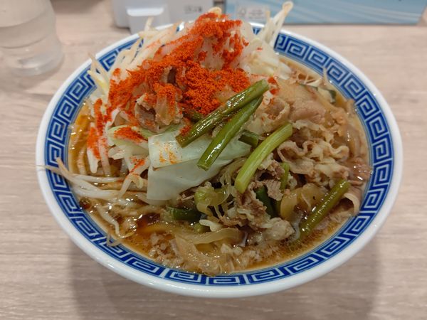 「猛牛ふじ麺(中盛・250g)820円→700円」@景勝軒 高崎総本店の写真