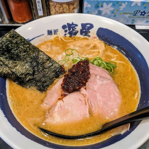 「濃厚焦がしにんにく煮干しそば  880円」@麺匠 濱星 溝の口店の写真