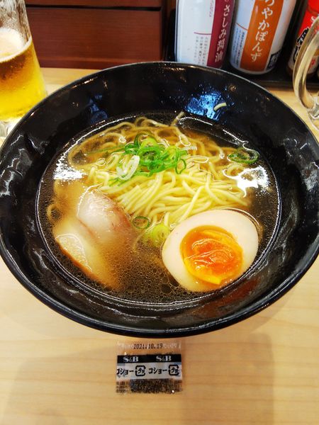 「貝節塩ラーメン(税込418円)」@はま寿司 行徳店の写真