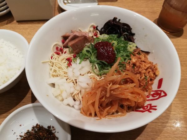 「とんこつ　まぜそば　期間中」@一風堂 川越インター店の写真