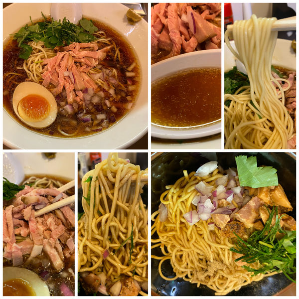 「限定）秋刀魚節の冷やしソバ 830円 冷和え玉 250円」@鶏こく中華 すず喜の写真