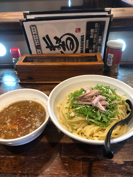 「[限定]おさかな豚骨つけ麺850円」@麺処まるわの写真