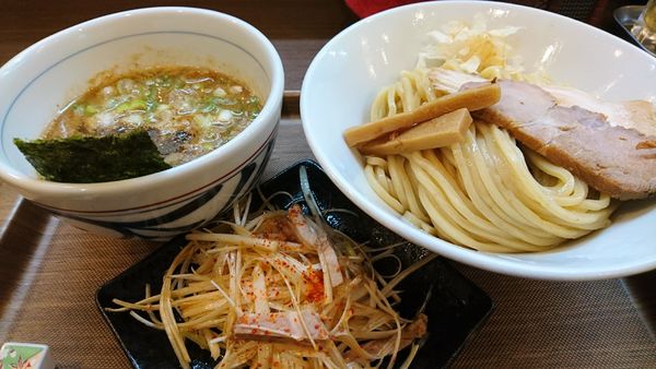 「【昼】大山鶏のつけ麺+ネギチャーシュー」@つけめん さなだの写真
