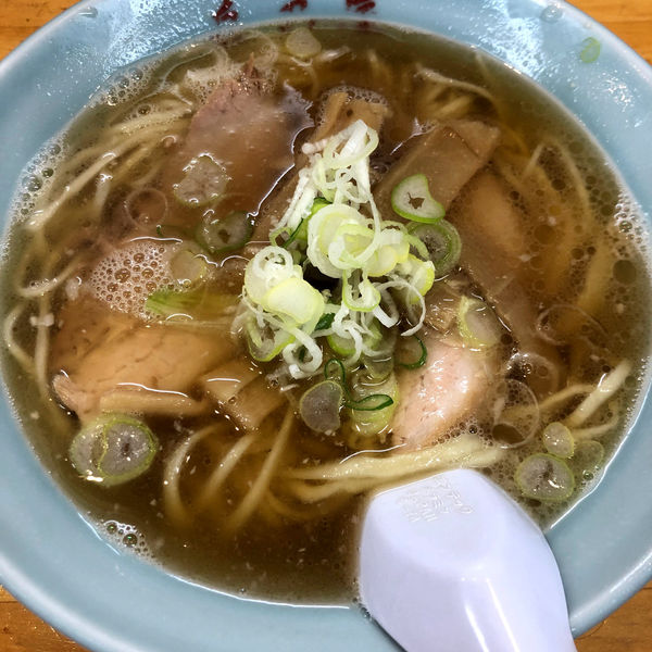 「ラーメン　630円」@青竹手打麺 餃子 岳乃屋の写真