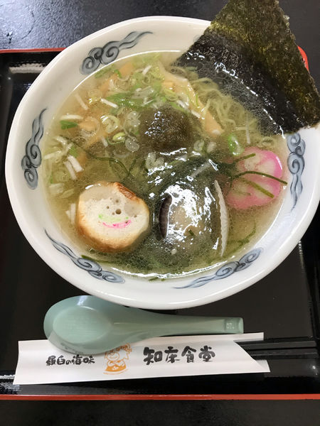 「羅臼昆布ラーメン 850円」@羅臼の海味 知床食堂の写真
