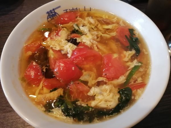 「（限定）蕃茄湯麺¥850」@中華蕎麦 瑞山（ZUIZAN）の写真