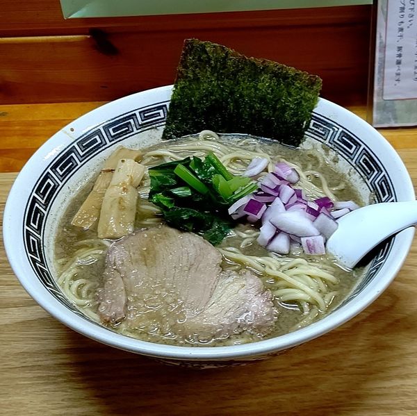 「純煮干そば (中 225g)」@らーめん酒場 麺屋 龍月の写真