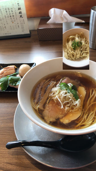 「特製中華そば（醤油）1080円＋替玉150円」@麺道 麒麟児の写真