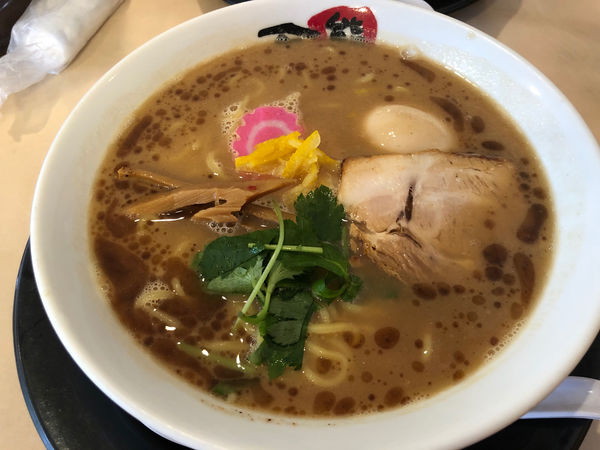 「口熊野魚◯らーめん780円、味玉130円」@麺家 口熊野食堂の写真