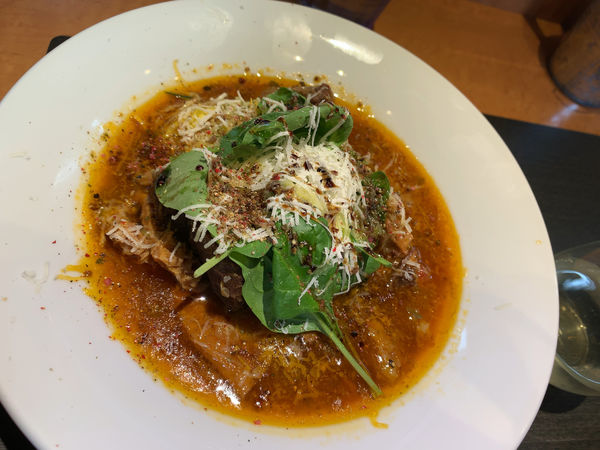 「牛頰肉とトリッパ1200円」@柴崎亭の写真