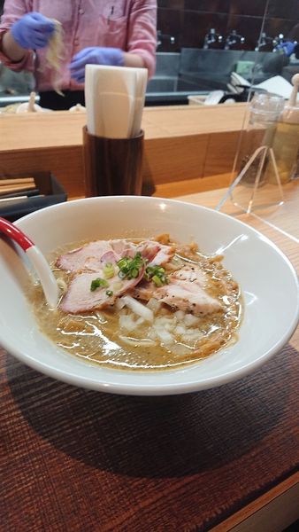 「牡蠣白湯塩蕎麦」@芛堂寺の写真