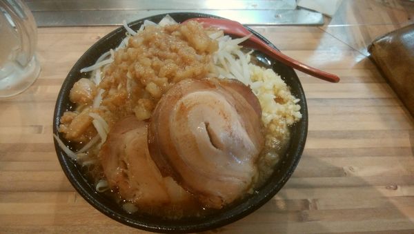 「ラーメン小　豚増し1枚」@麺屋 どんぶら来の写真