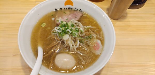 「塩らーめん＋煮卵」@あさひ町内会の写真