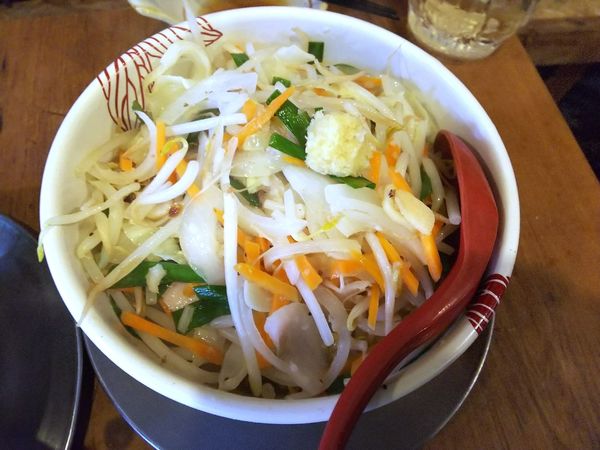 「スタミナタンメン（＋鯛出汁醤油かけそば）」@立ち呑み居酒屋 金町製麺の写真