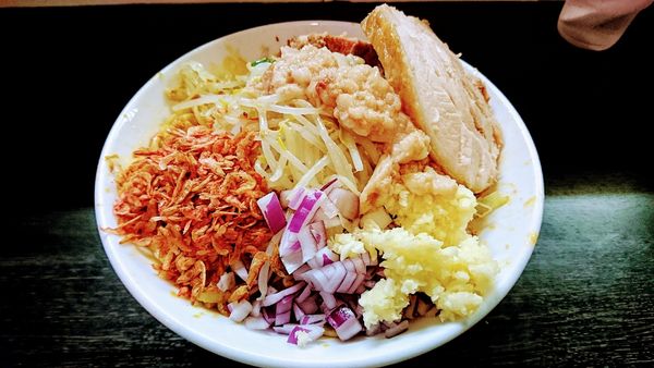 「【期間限定】トムヤム徳ちゃん(麺少なめ･ニンニク･アブラ)」@豚星。の写真