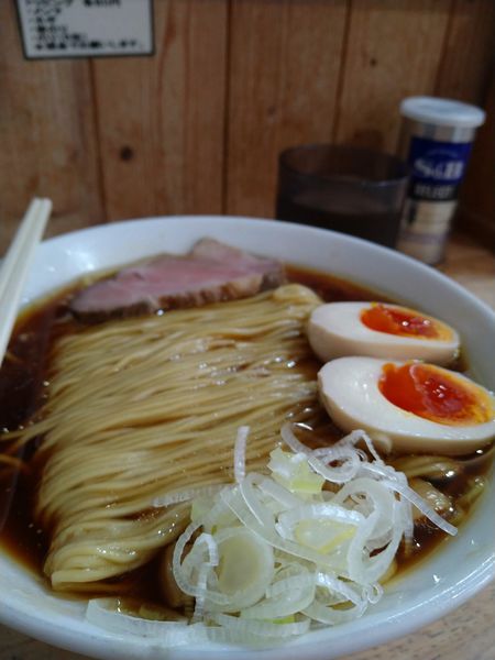 「醤油そば（大盛）」@まつやの写真