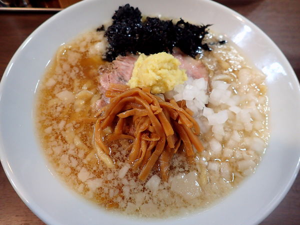 「背脂生姜醤油ラーメン・並盛」@煮干し中華そば 山形屋の写真