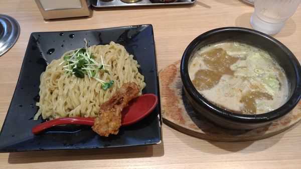 「強火つけ麺　あつもり」@鶏と魚だしのつけめん哲 溝の口店の写真