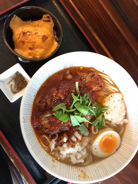 「[限定]チキントマトヌードル チーズリゾット付き」@和風らーめん 凪の写真