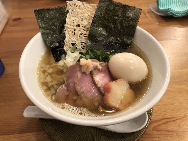 「特製生姜煮干しそば」@中華ソバ 篤々 TOKU-TOKUの写真