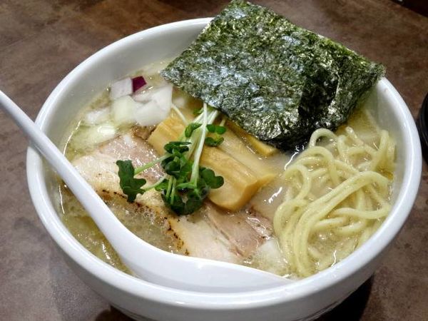 「濃厚ホタテそば(900円)＋味玉(100円)」@NOODLE VOICEの写真