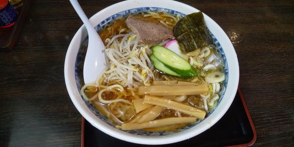 「冷しらーめん」@栄屋本店の写真