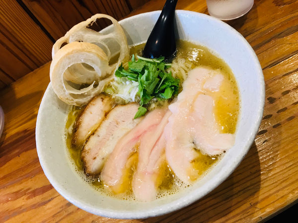 「塩ミックス＋ふわたま丼」@らーめん専門 和海の写真