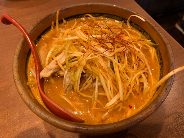 「北海道辛味噌ラーメン+ネギ」@麺場 田所商店 浜松店の写真