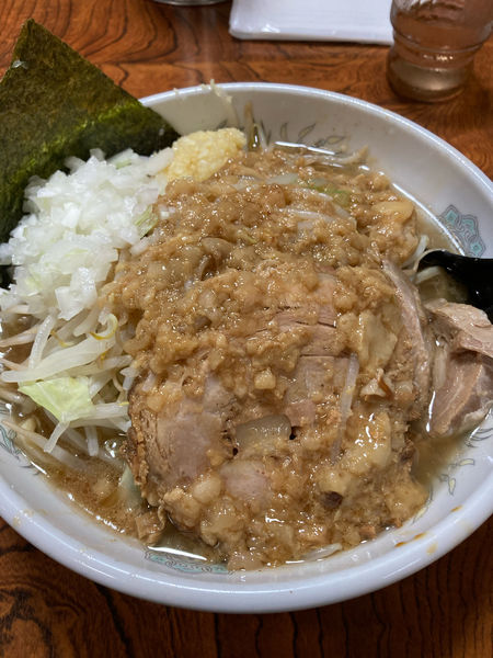 「もやしラーメン」@地鶏ラーメン 赤大屋の写真