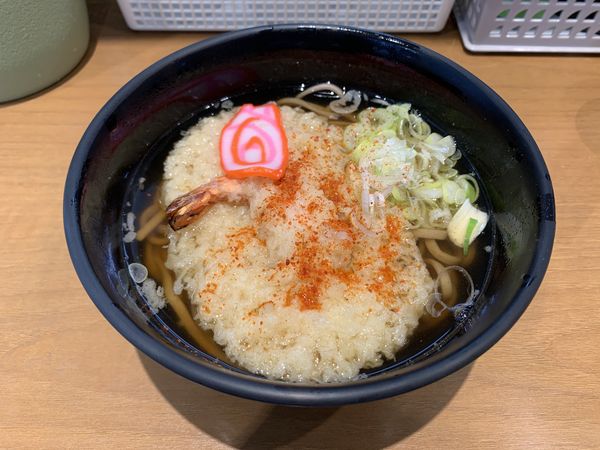 「天ぷらそば 490円」@加賀白山そば 小松店の写真