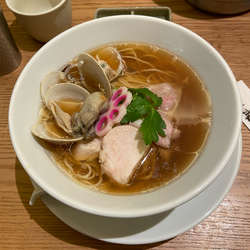 蛤と牡蠣soba醤油