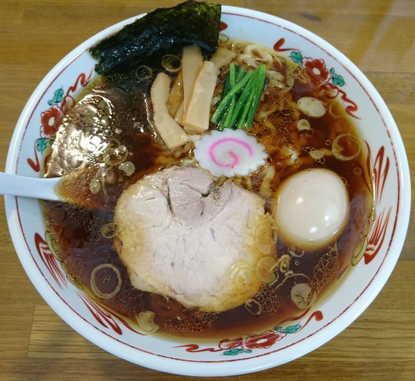 「中華そば＋味玉」@中華そば れもんの写真