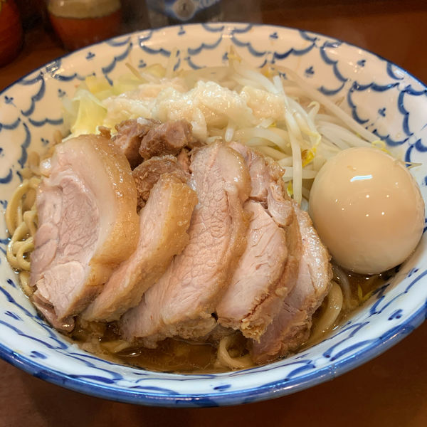 「豚ラーメン大盛り」@らーめん陸の写真