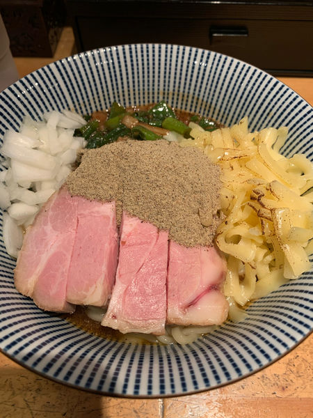 「マゼニボジャンキー＋チーズ」@ふく流らーめん轍 総本家 寺田町店の写真