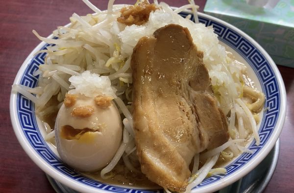 「ふじ麺800 味玉100」@匠神角ふじ 柏店の写真