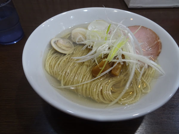 「蛤塩そば 900円」@中華そばイデタの写真