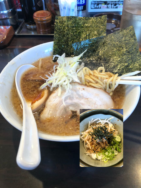 「環七ラーメン＋まかない飯」@環七ラーメン 周麺の写真