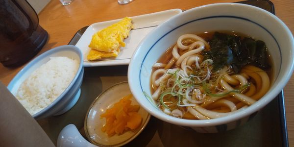「卵焼き朝定食」@山田うどん食堂 氷川町店の写真