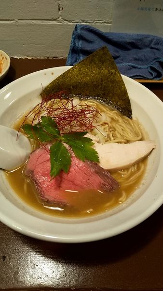 「濃厚鶏白湯煮干しらーめん ７５０円」@麺処 宥乃の写真