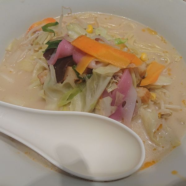 「長崎ちゃんぽん麺2倍640円、Cセット280円」@長崎ちゃんぽん リンガーハット SHOPS市川店の写真