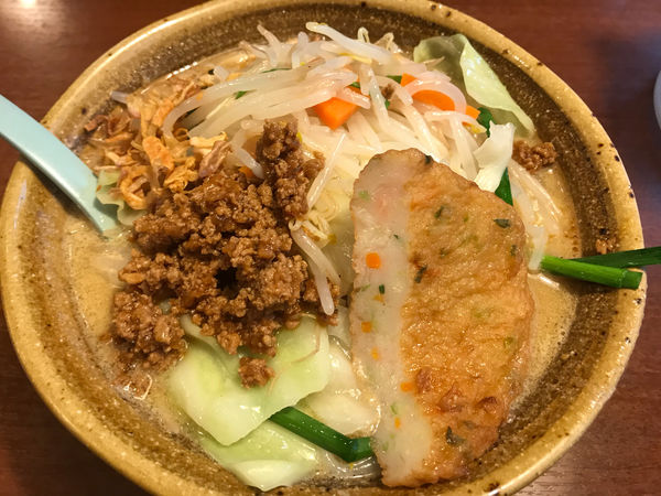 「九州麦味噌　健康セット大盛1,067円」@麺場 田所商店 成瀬店の写真