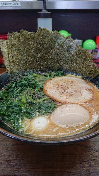 「豚骨醤油ラーメン(硬め、濃いめ)」@すずき家 下永谷2号店の写真
