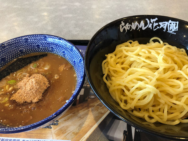 「【期間限定】濃厚鶏白湯つけ麺「風雲児」900円」@らあめん花月嵐 ひたちなか高場店の写真