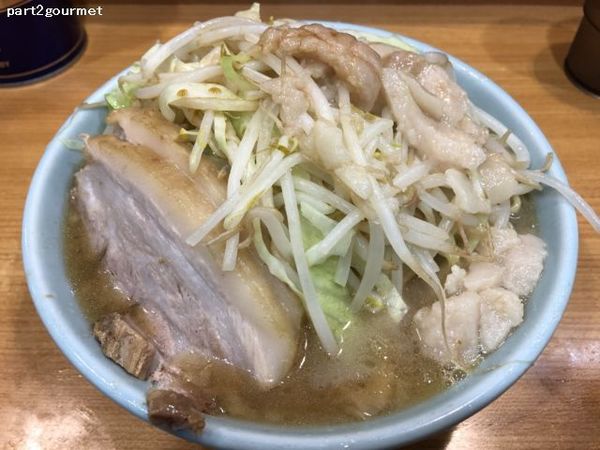 「小ラーメン 「ニンニクアブラ」(790円)」@ラーメン二郎 八王子野猿街道店2の写真