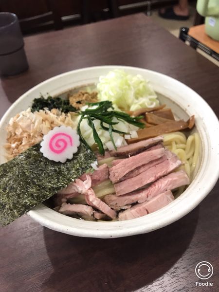 「冷やし油蕎麦 煮干 900円」@中華蕎麦 萌芽の写真