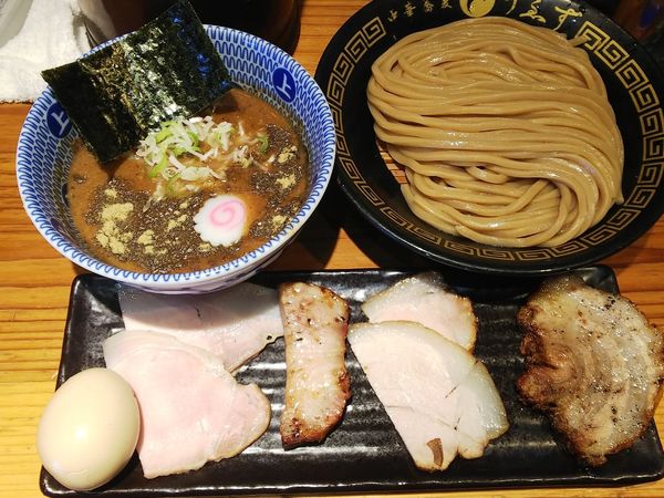 「特製つけめん小　1380円」@中華蕎麦うゑずの写真