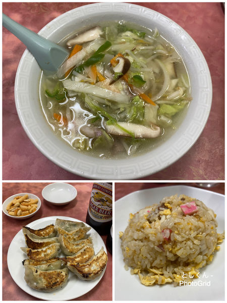 「半タンメン 他」@中華 かさまの写真